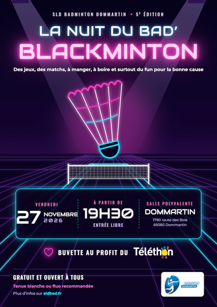 La Nuit du Bad&rsquo; – Blackminton revient pour la 5ème édition
